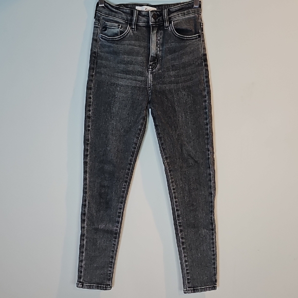 KanCan Charcoal Size 5 High Rise Skinny Jeans - Picture 1 of 6